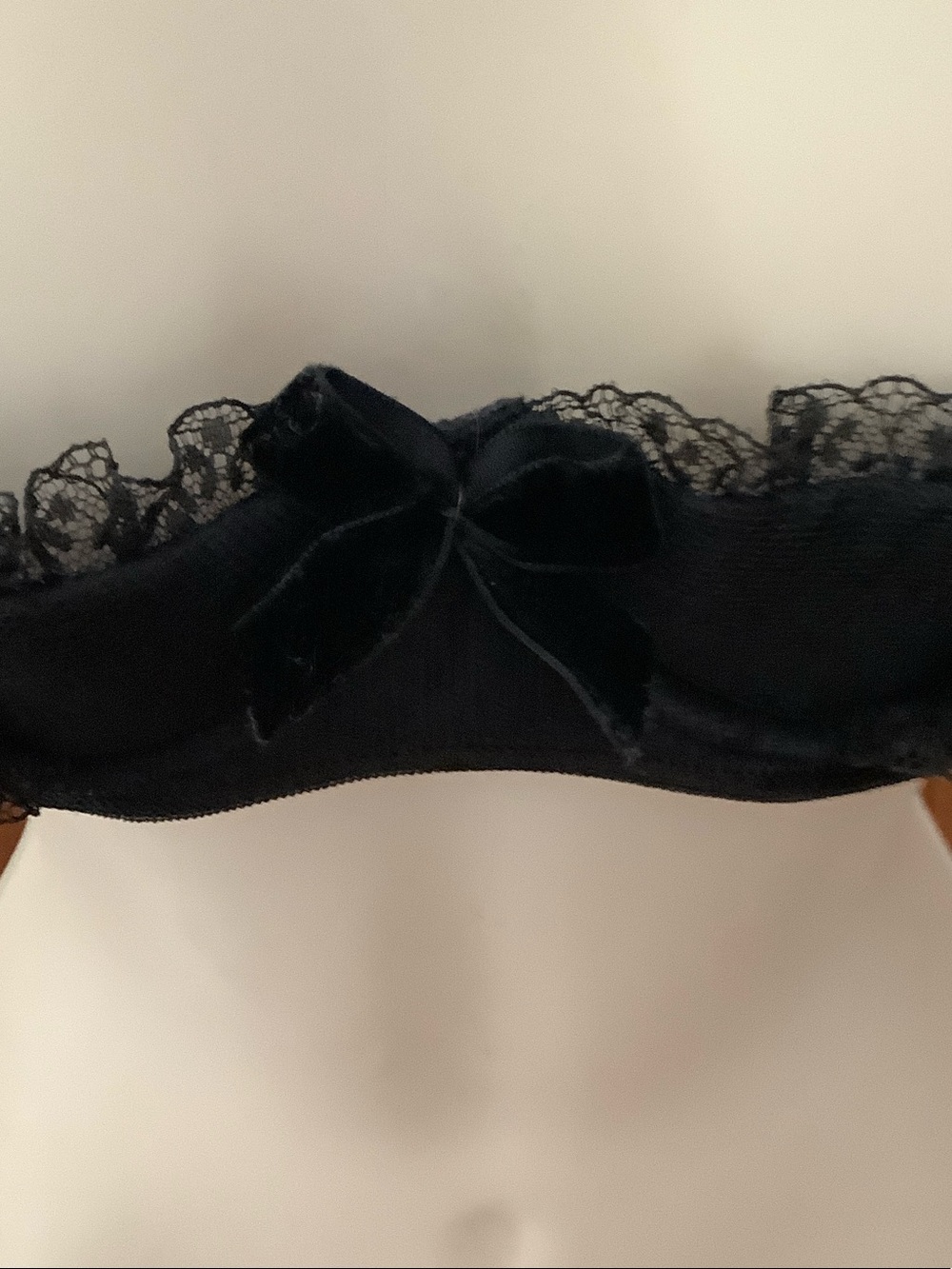 Victoria's Secret Black Lace Balcony Demi Underwire Bra - Picture 3 of 6
